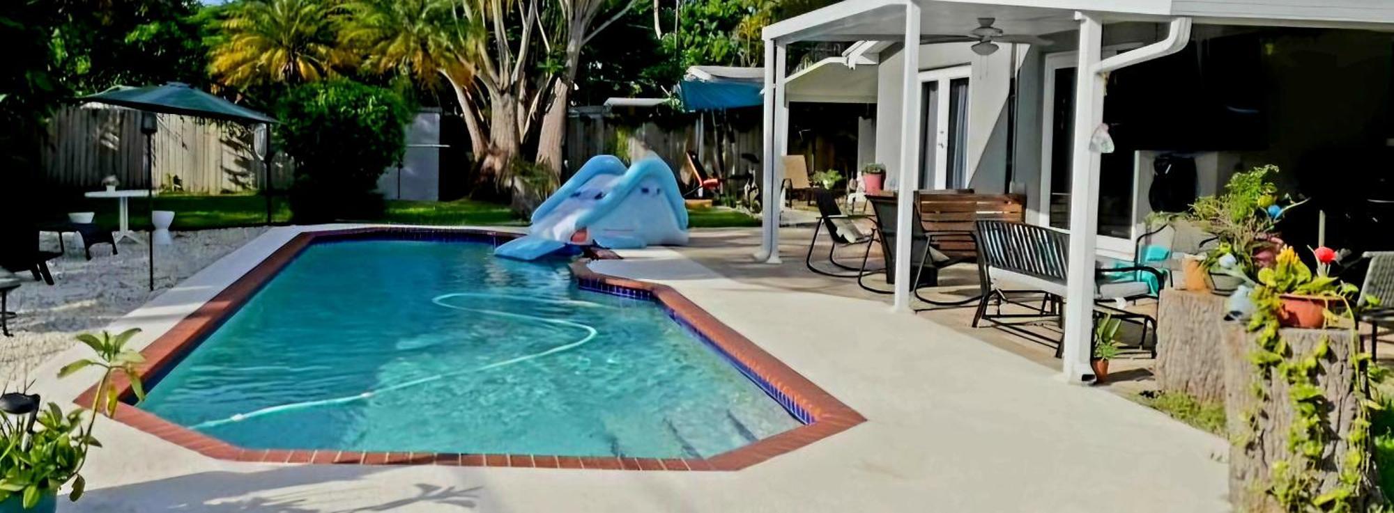 Pool House Resort Heated Swimming Pool Family Getaway Cutler Bay Exterior photo